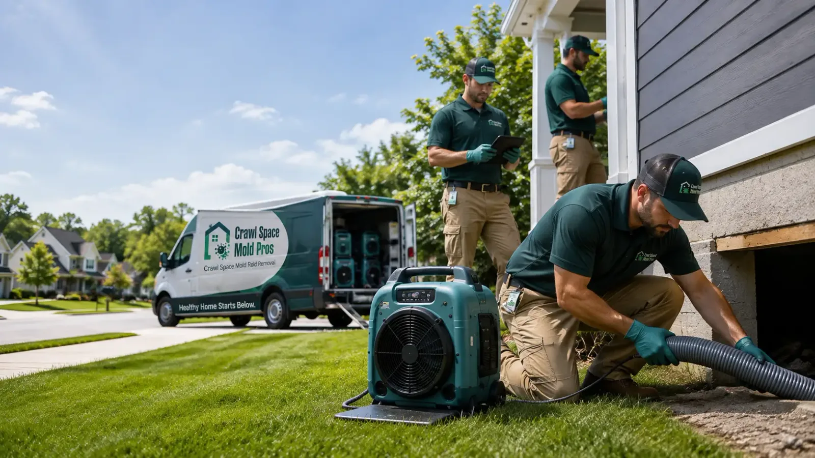 Crawl Space Mold Removal in Mineral Point, PA